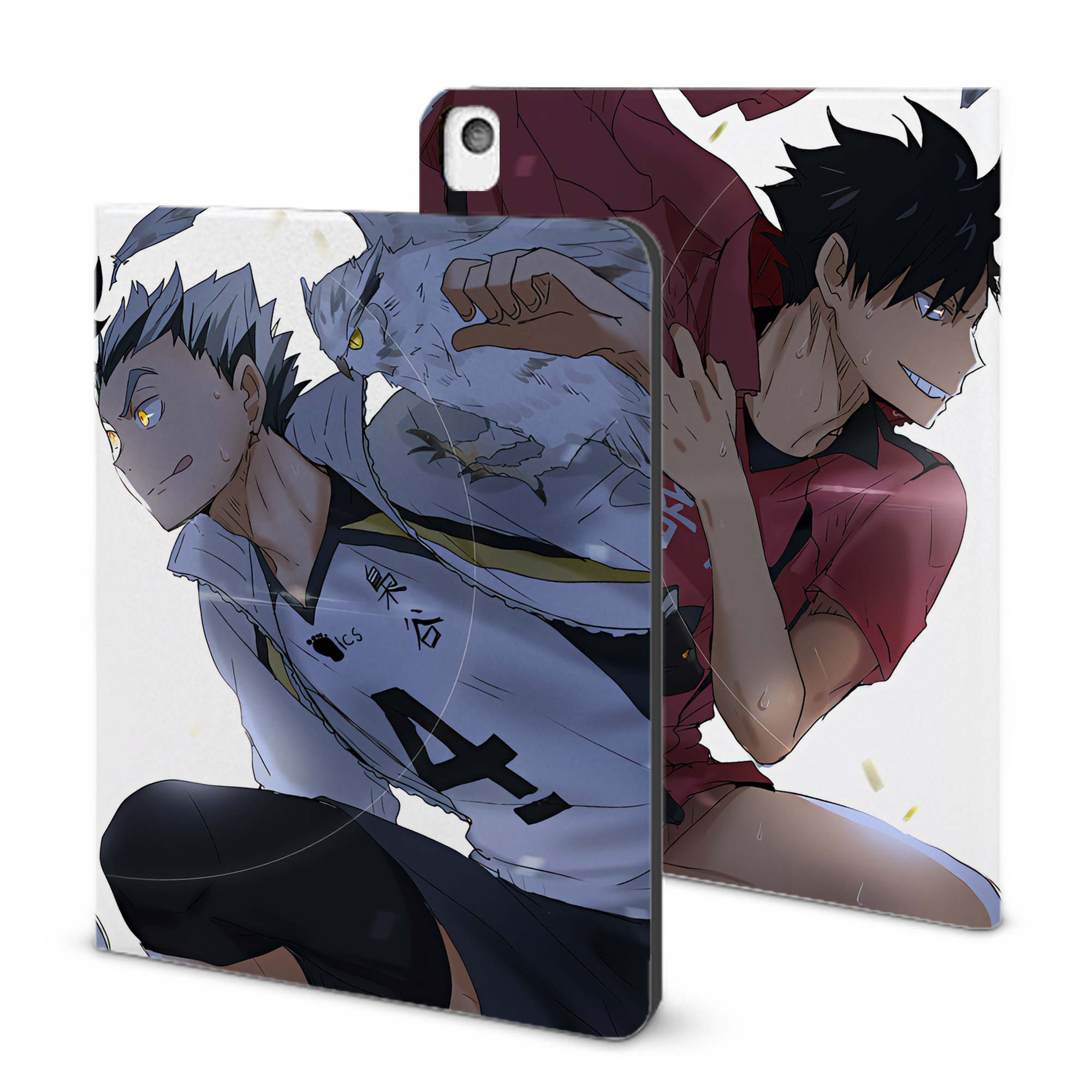 （画像用） ハイキュー!! Haikyu!! IPadケース ペンホルダー付き ブックスタイルデザイン
